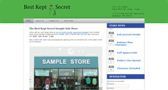 Desktop Screenshot of 1bestkeptsecret.com