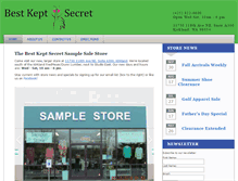 Tablet Screenshot of 1bestkeptsecret.com